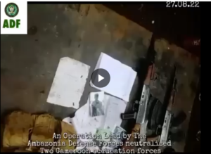 The Ambazonia Defense Forces Bui Bridgade neutralised 2 Cameroun terrorist military